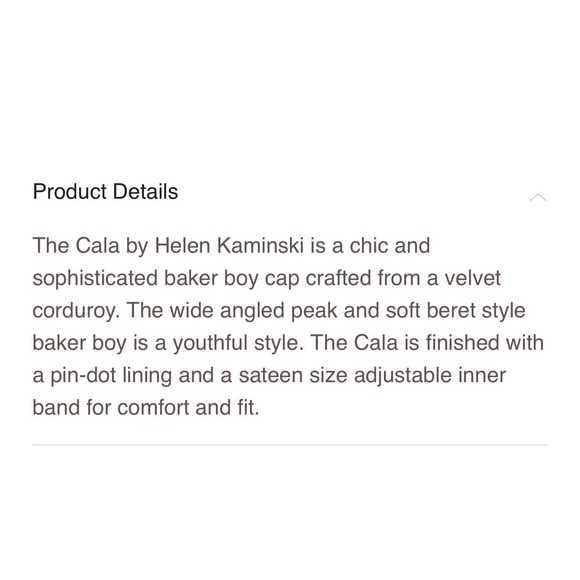 Helen Kaminski Cala Newsboy‎ Cap Velvet Corduroy Pin Dot Lined Beret Wide Angled main image 8